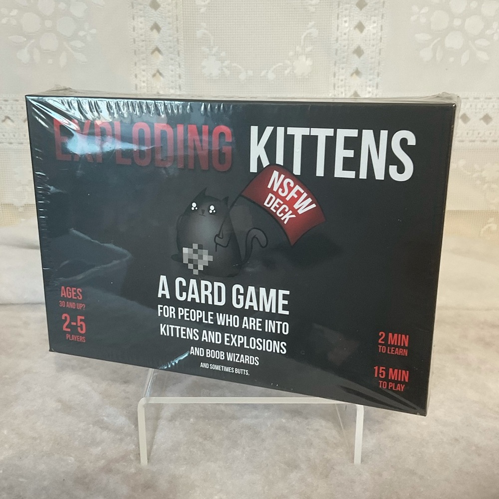 Exploding Kittens Card Game NSFW Edition Sealed New